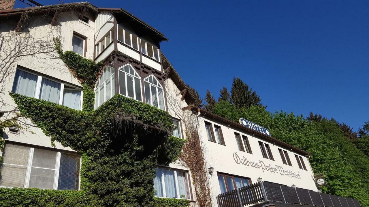 Pension Waldfrieden Wolkenstein Buitenkant foto
